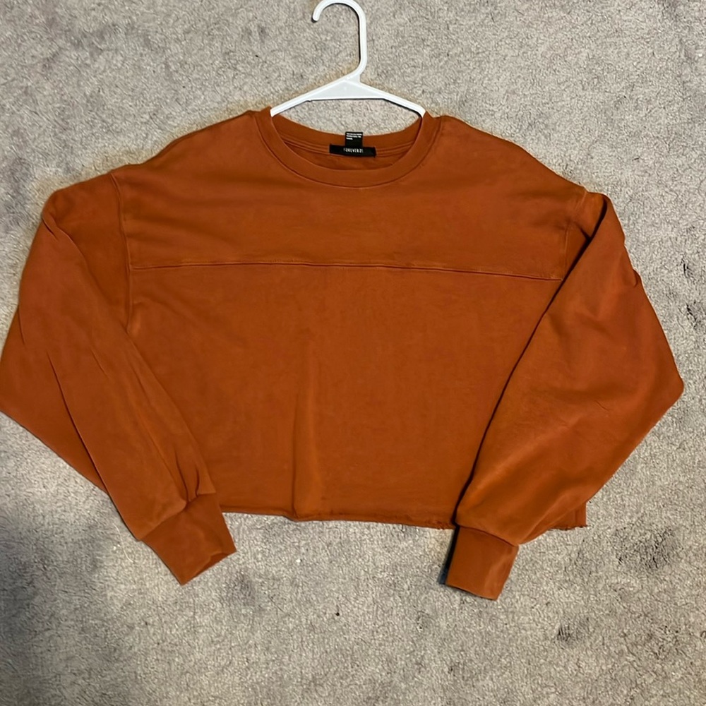 Cropped Crewneck Sweatshirt